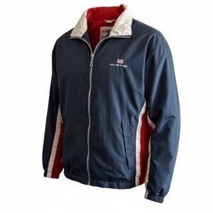 VINTAGE - US Polo Assn Authentic Men’s Blue/Red Jacket - Size Large